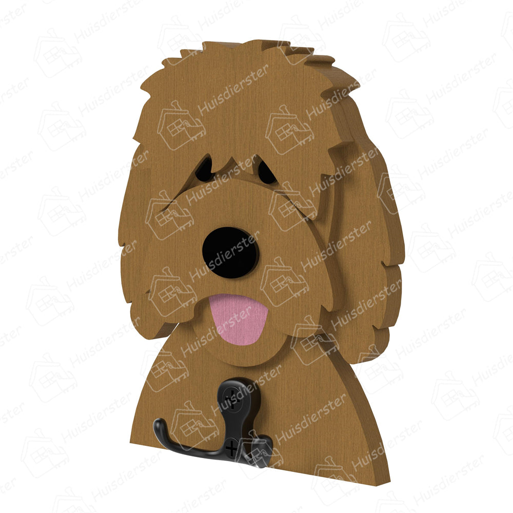 Golden Doodle Hond Houten Haak