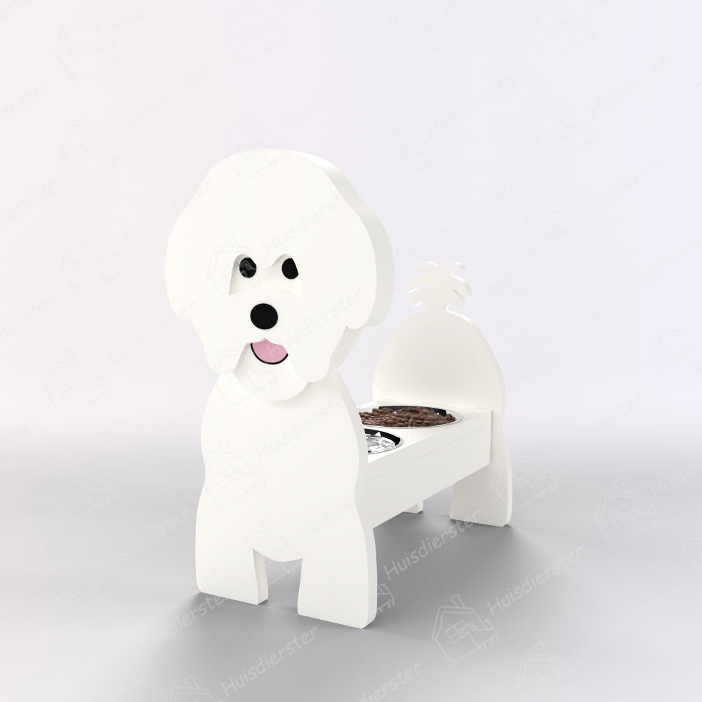 Bichon Frisé Huisdier Voerbak Houder