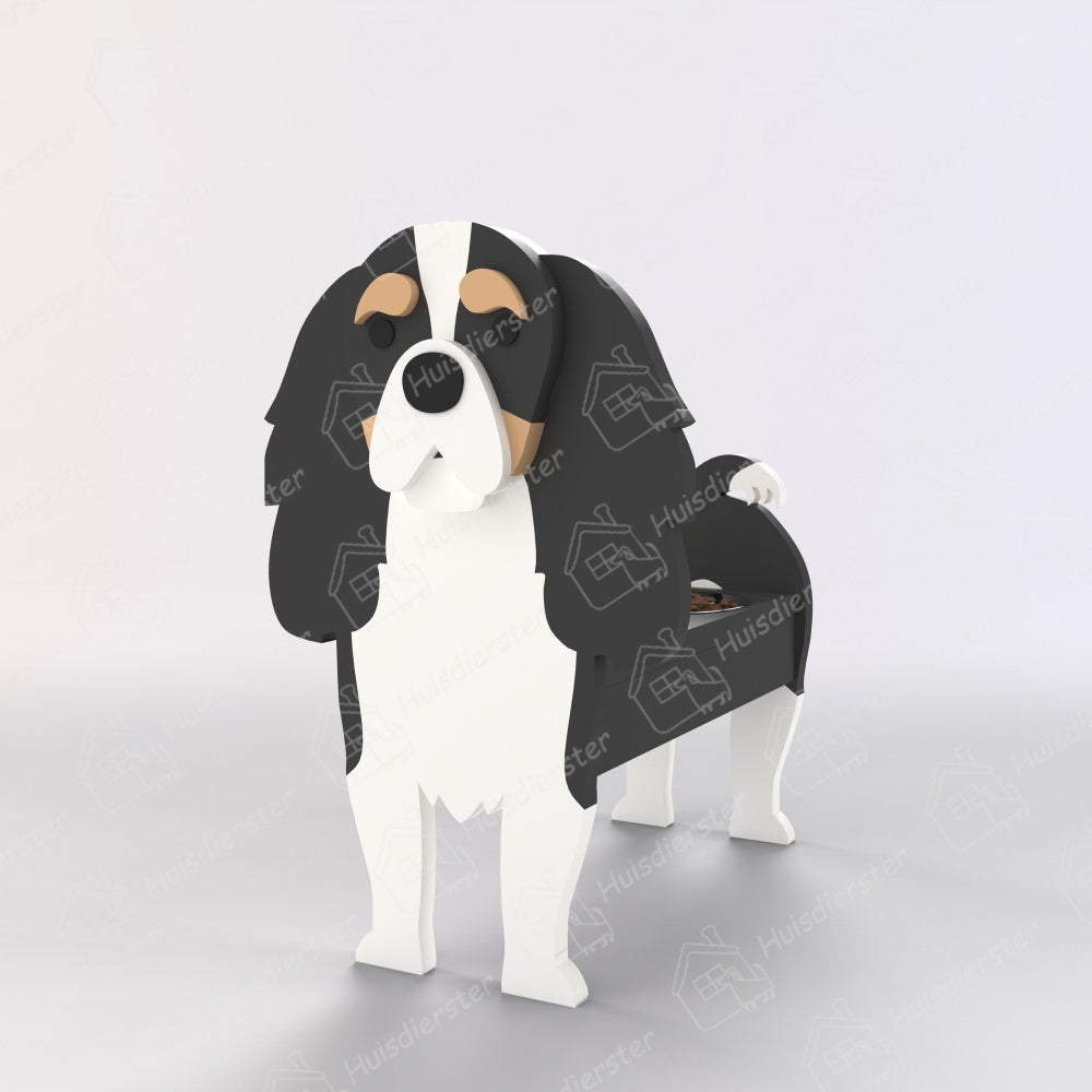 Cavalier King Huisdier Voerbak Houder