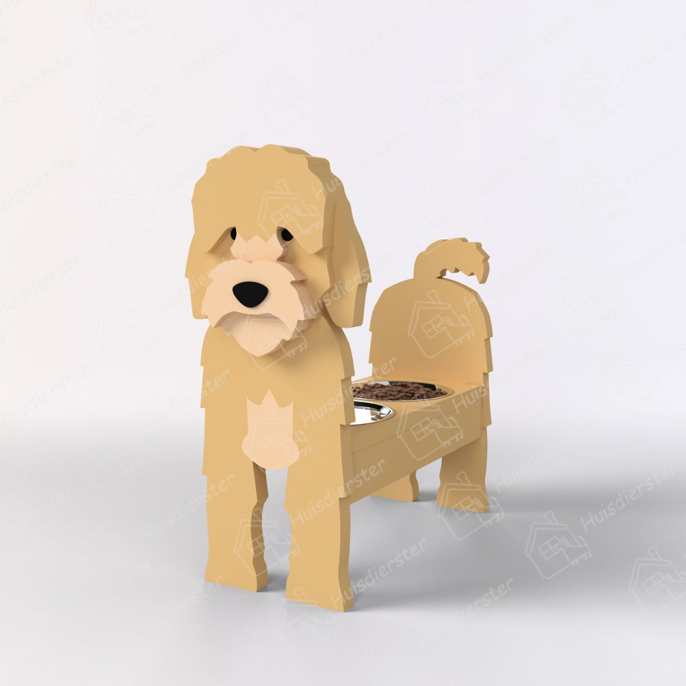 Cockapoo Huisdier Voerbak Houder