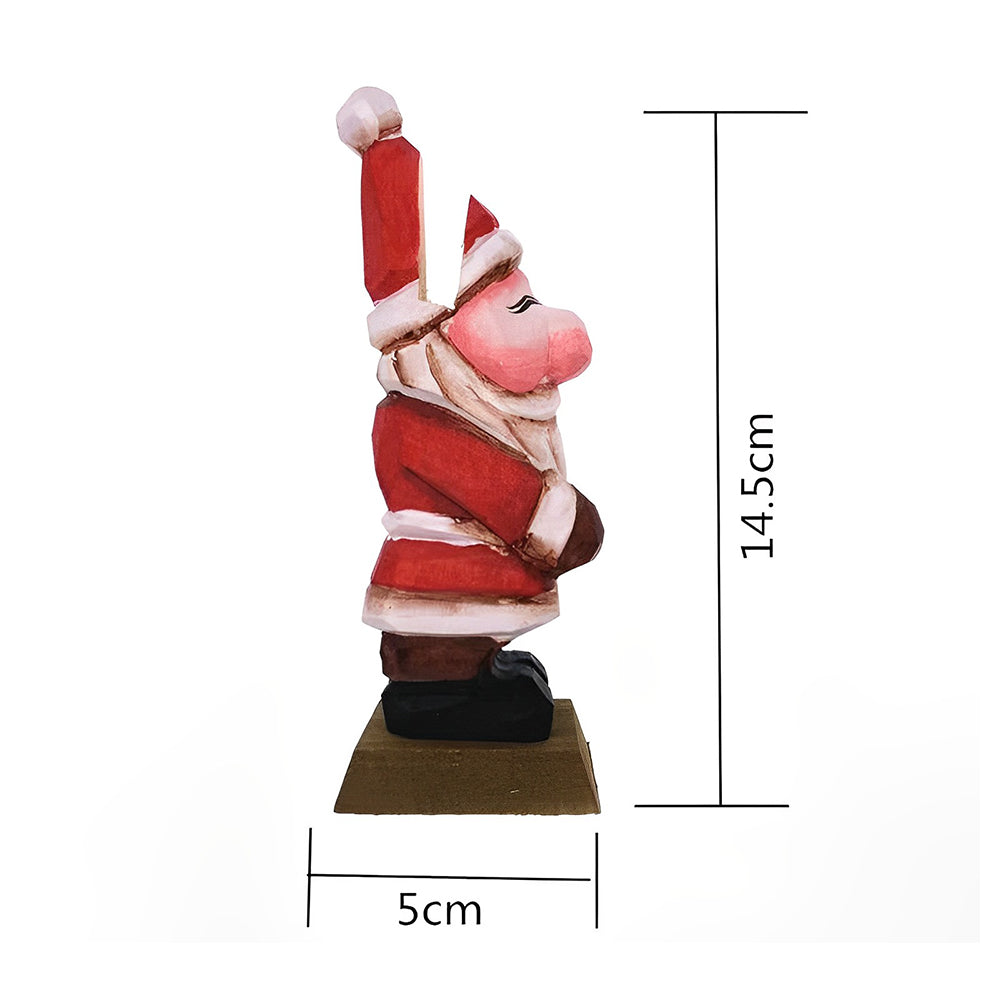 Houten Cartoon Kerstman Brillenhouder