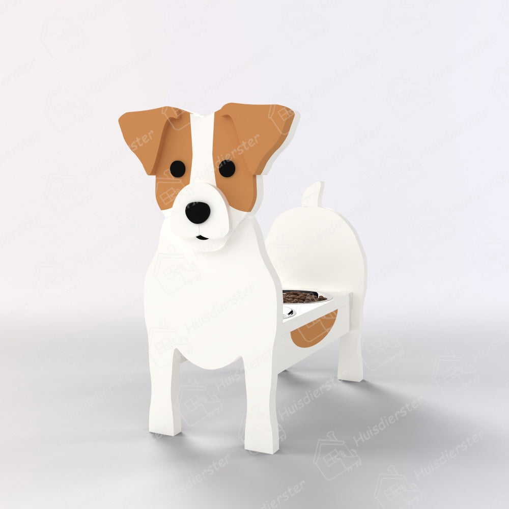 Jack Russell Huisdier Voerbak Houder