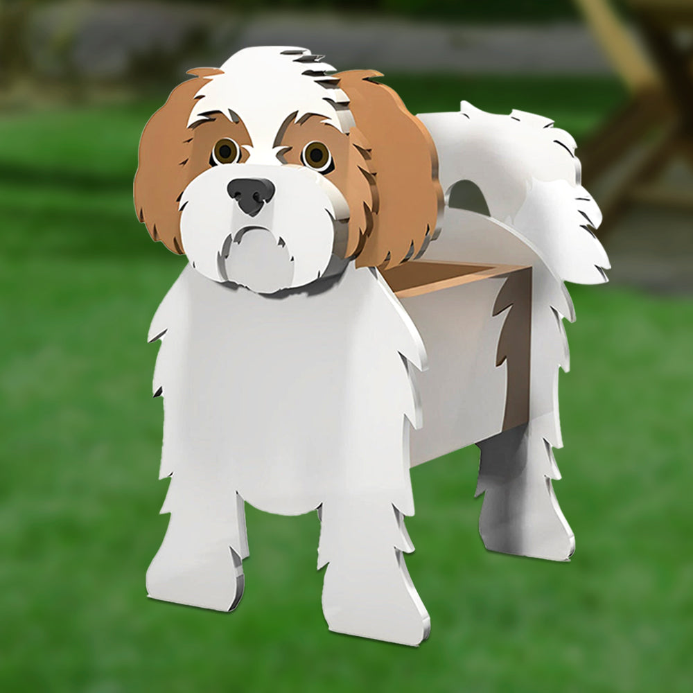 Shih Tzu plantenbak