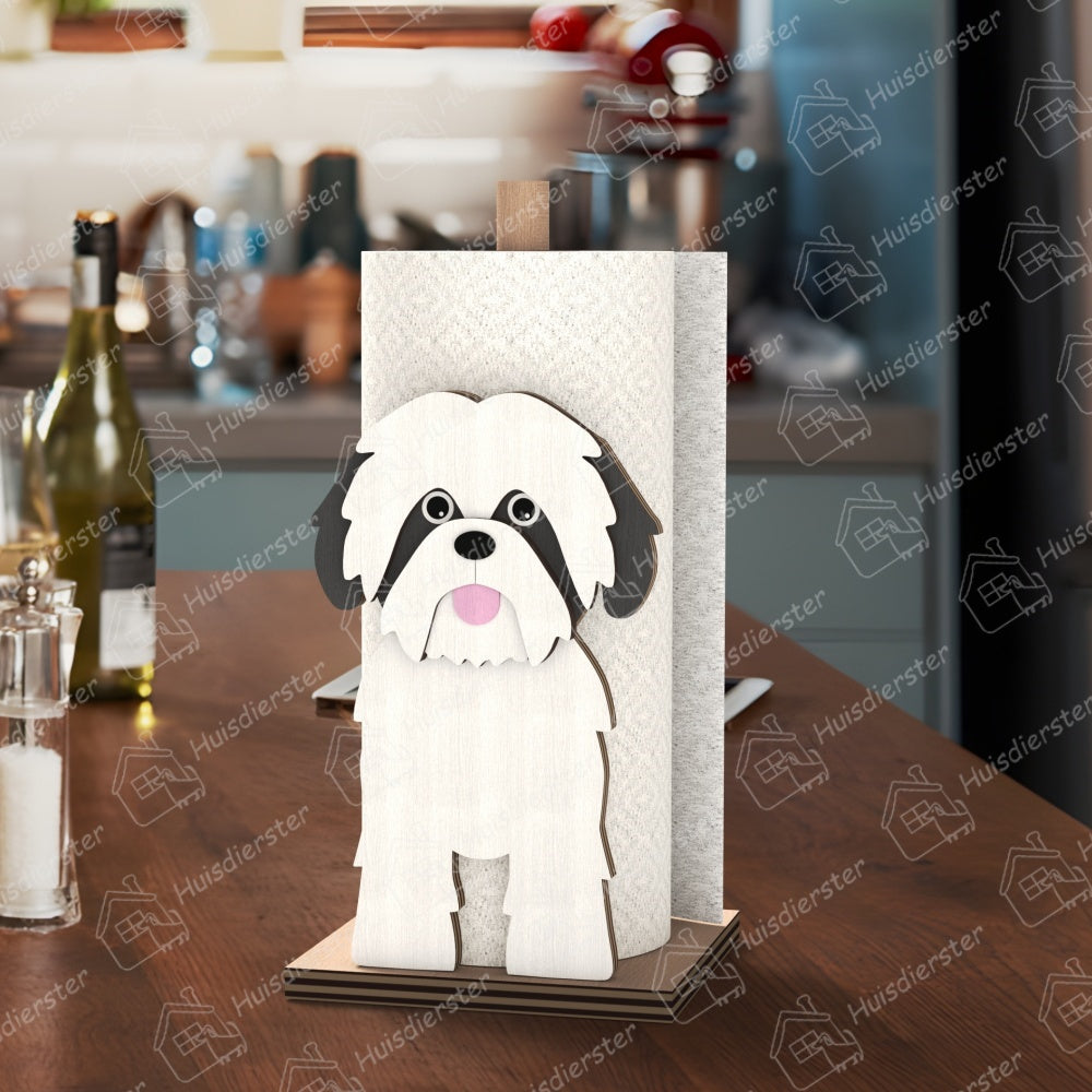 Shih Tzu Keukenrolhouder