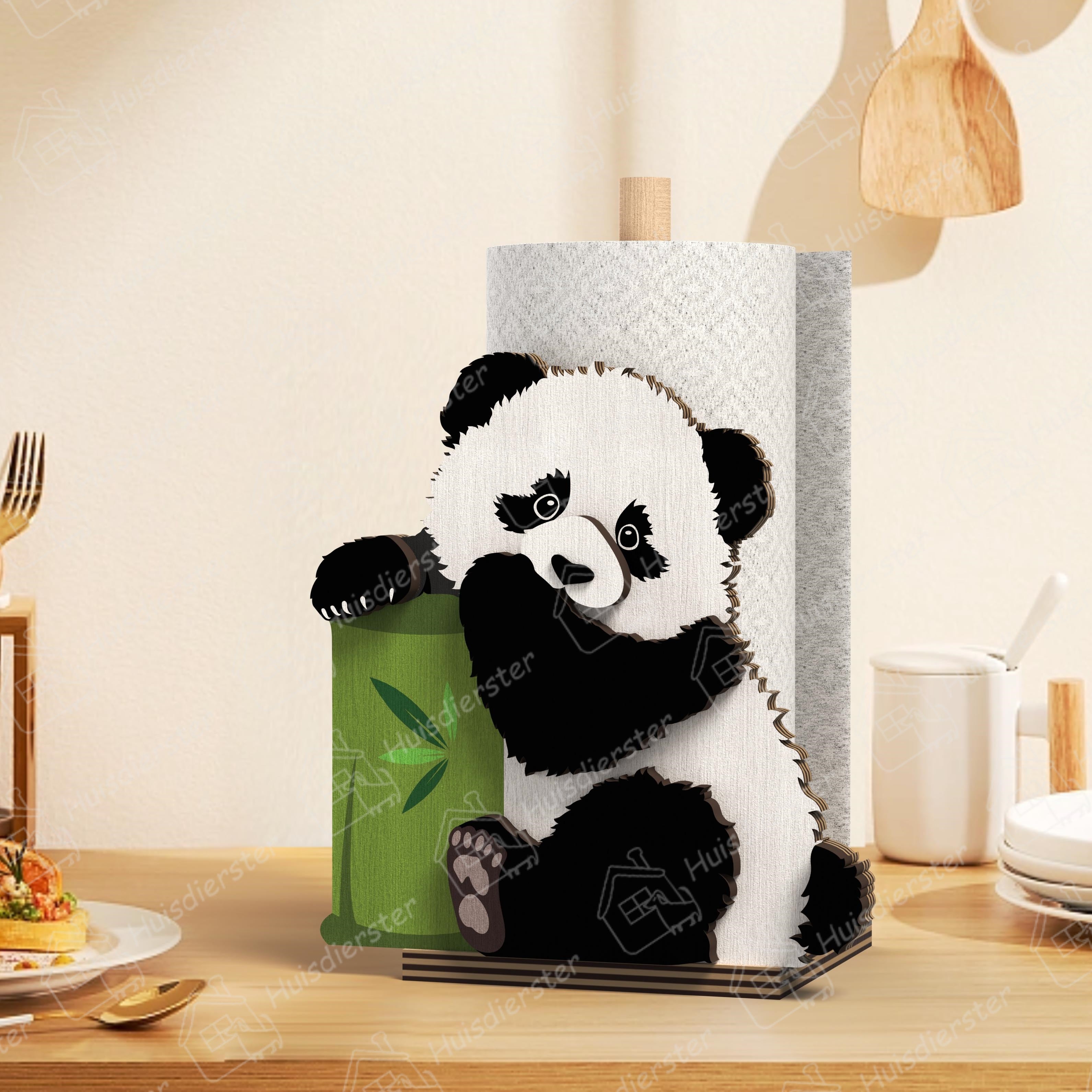 Panda Keukenrolhouder