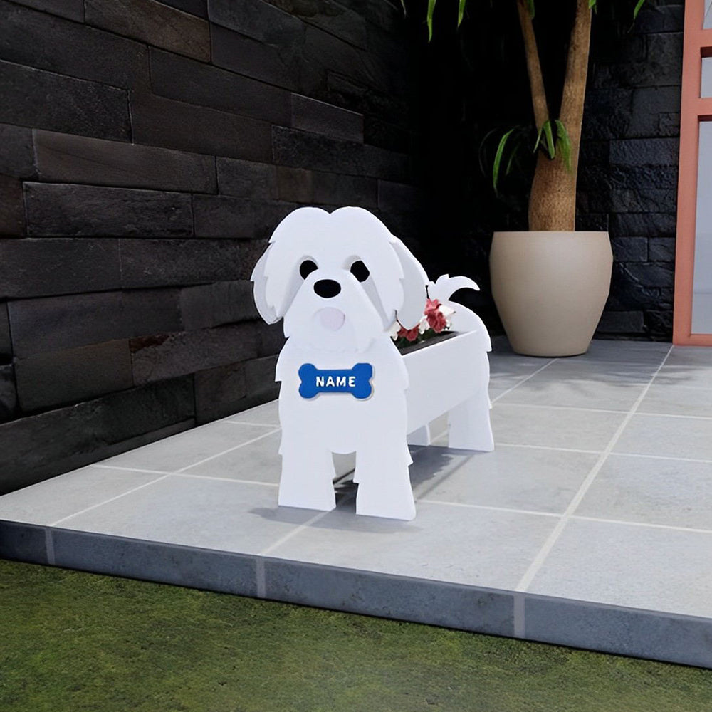 Shih Tzu Plantenbak