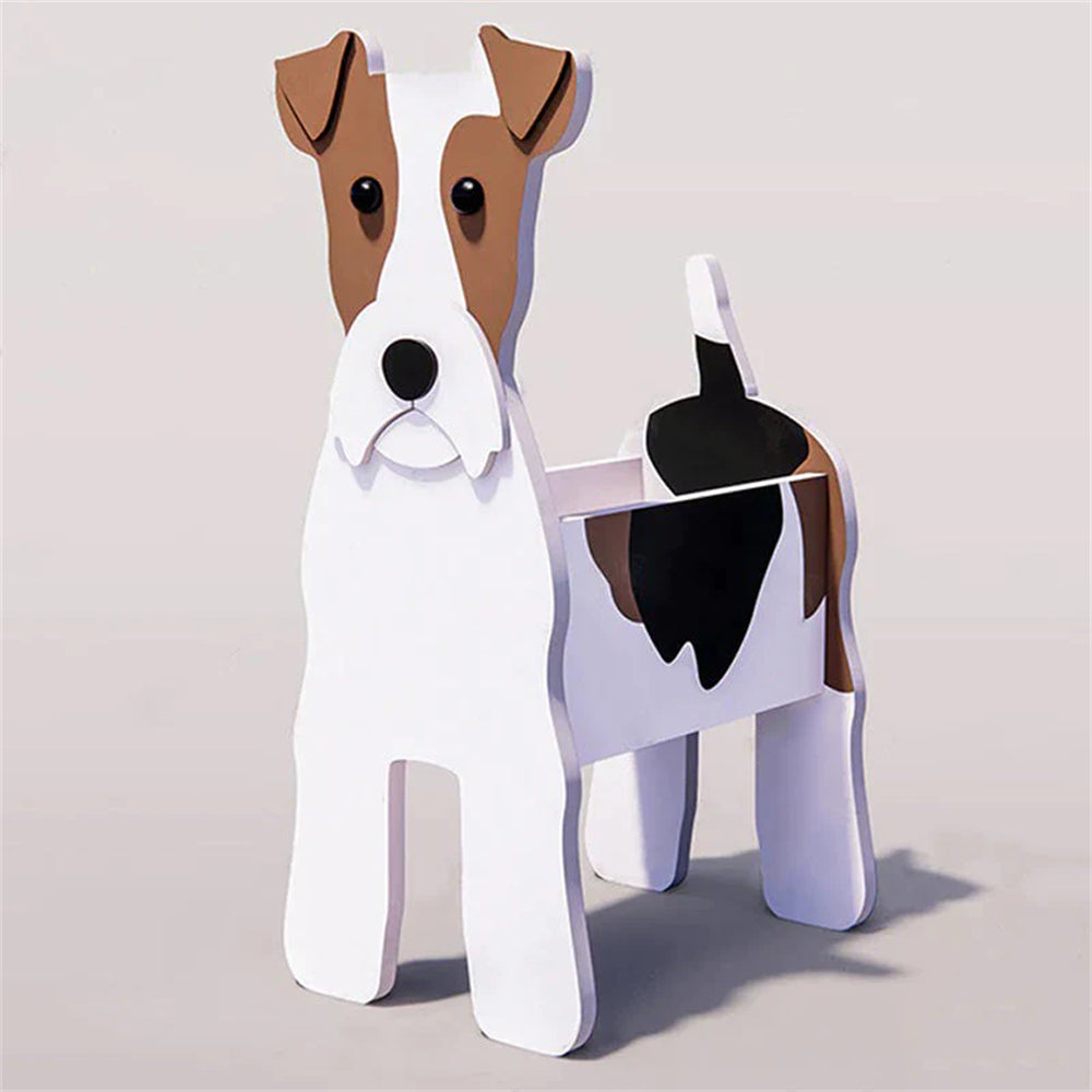 Fox Terrier plantenbak