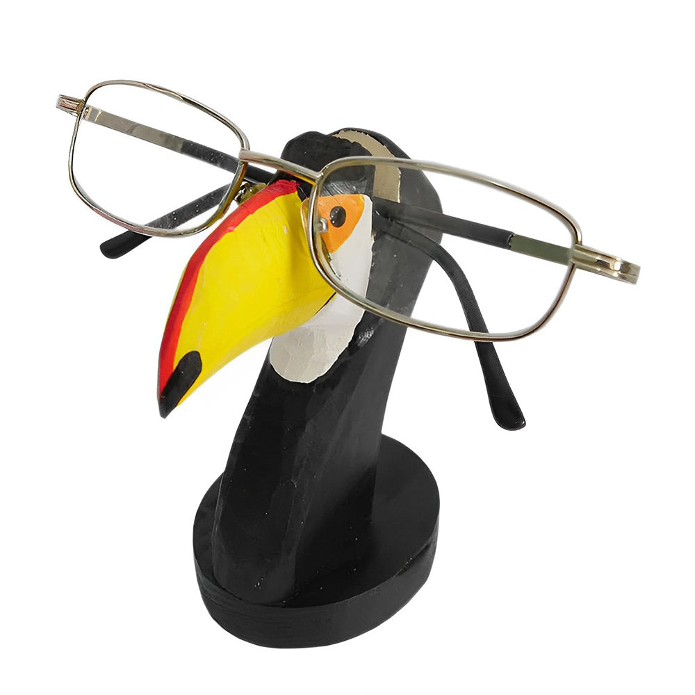 Wooden Cartoon Toucan Eyeglass Holder