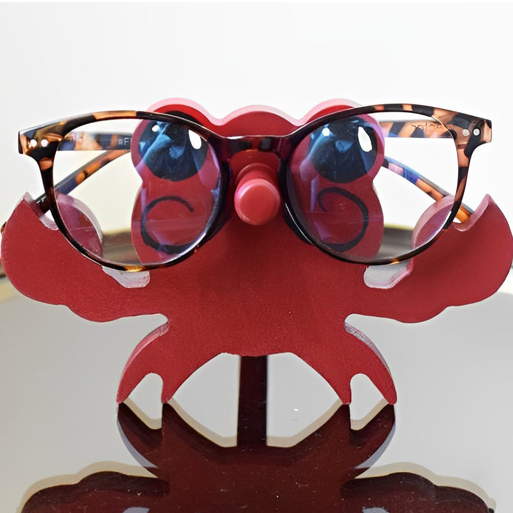 Wooden Cartoon Lobster Eyeglass Holder