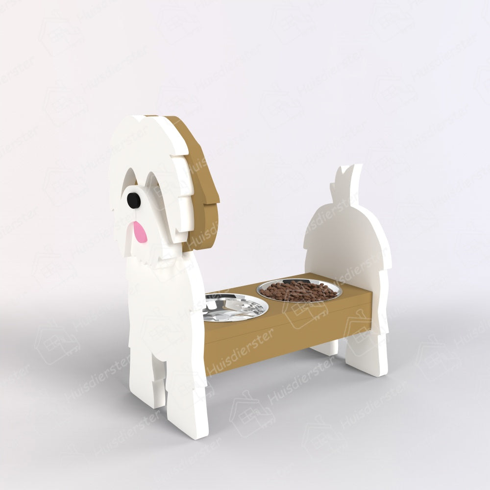 Shih Tzu Huisdier Voerbak Houder