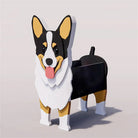 Tricolor Corgi plantenbak