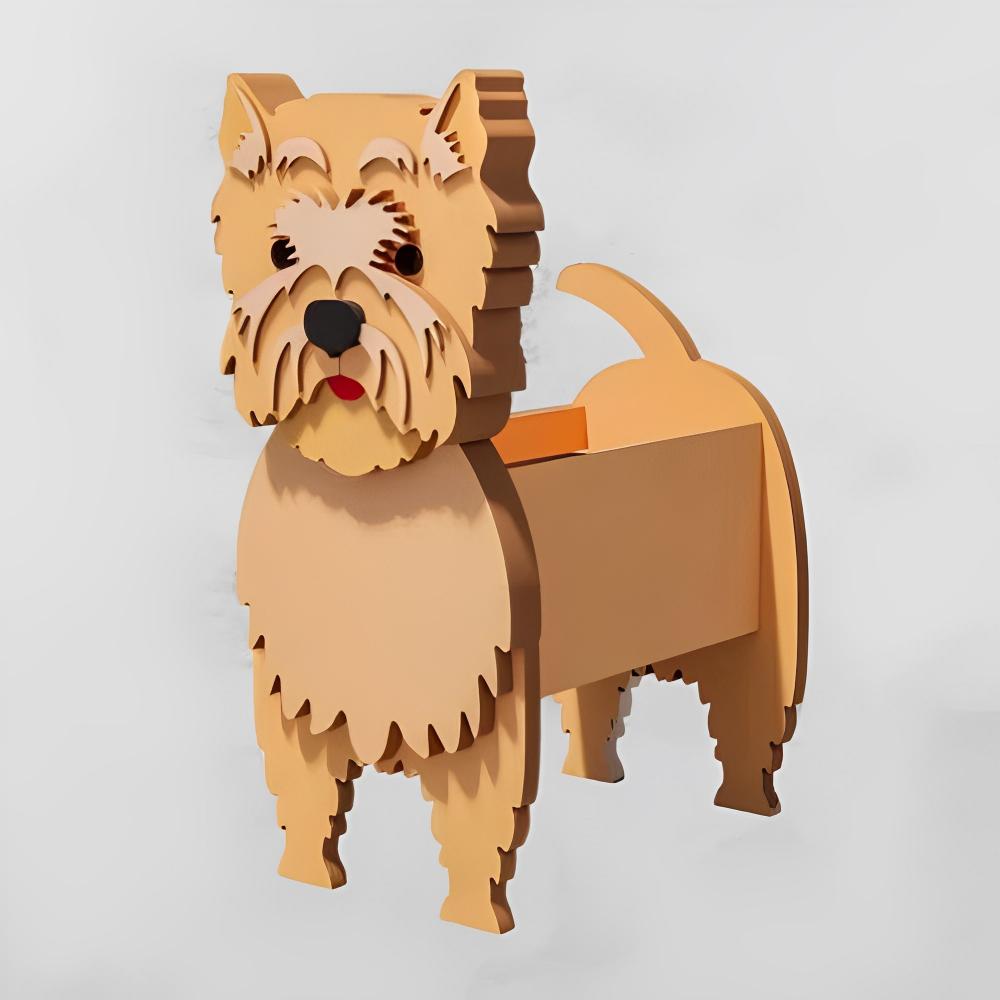 Cairn Terrier Plantenbak