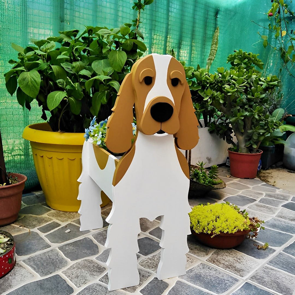 Cocker Spaniel Plantenbak