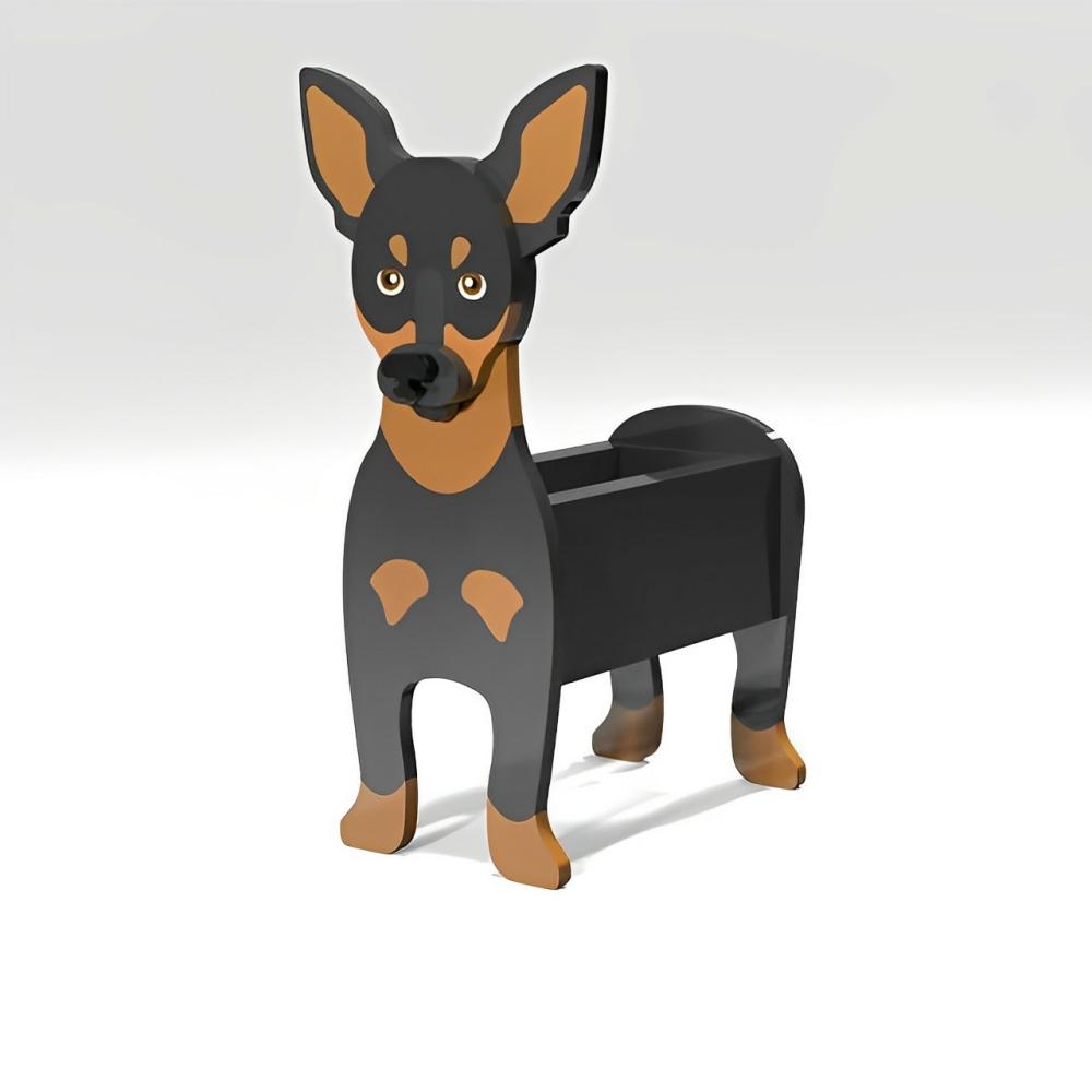 Mini Dobermann Plantenbak