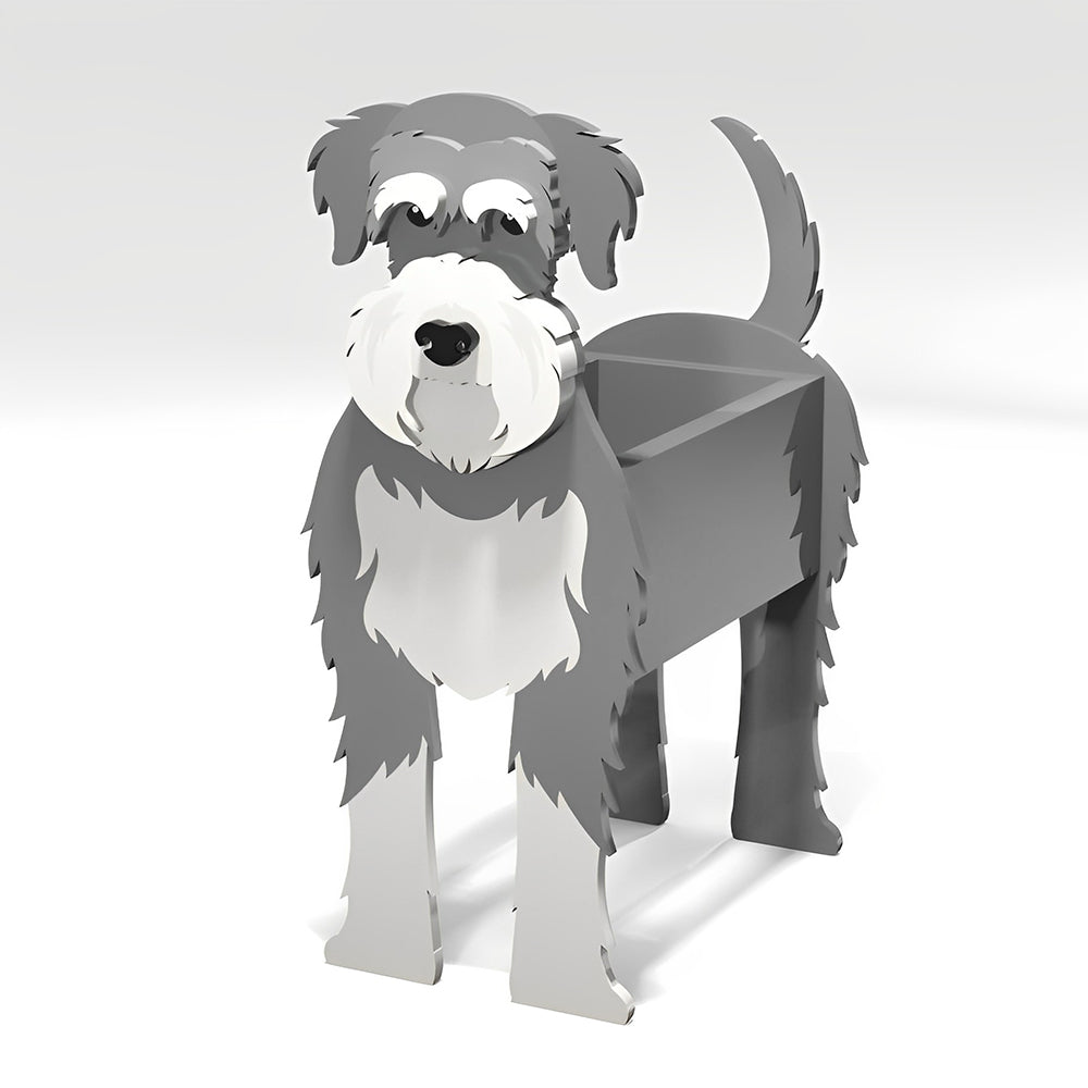 Schnauzer plantenbak