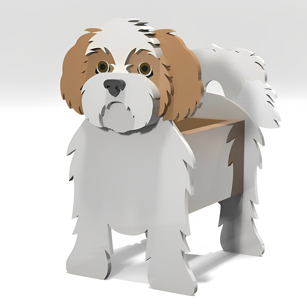 Shih Tzu plantenbak