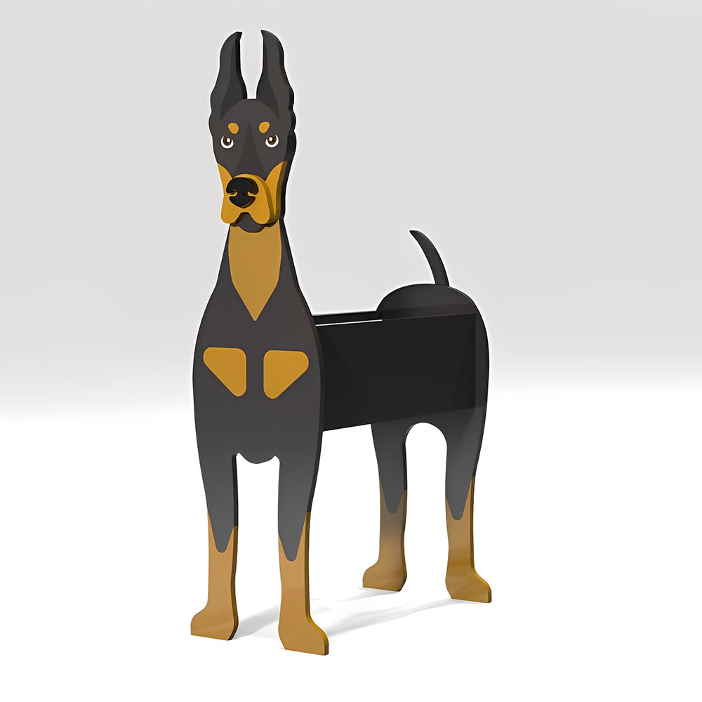 Doberman plantenbak