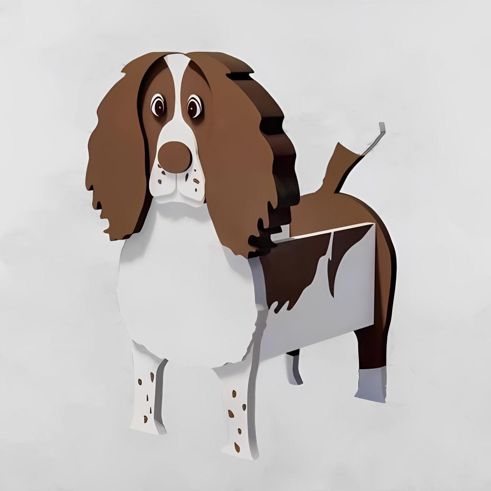 Springer Spaniel Plantenbak