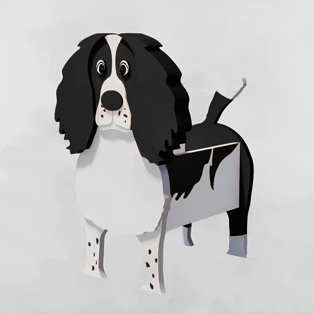 Springer Spaniel Plantenbak