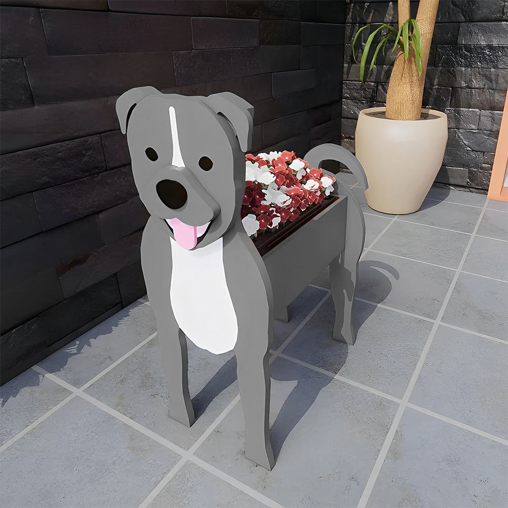 Staffordshire Bull Terrier Plantenbak
